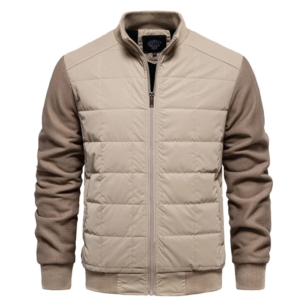 Men’s Quilted Hybrid Bomber Jacket