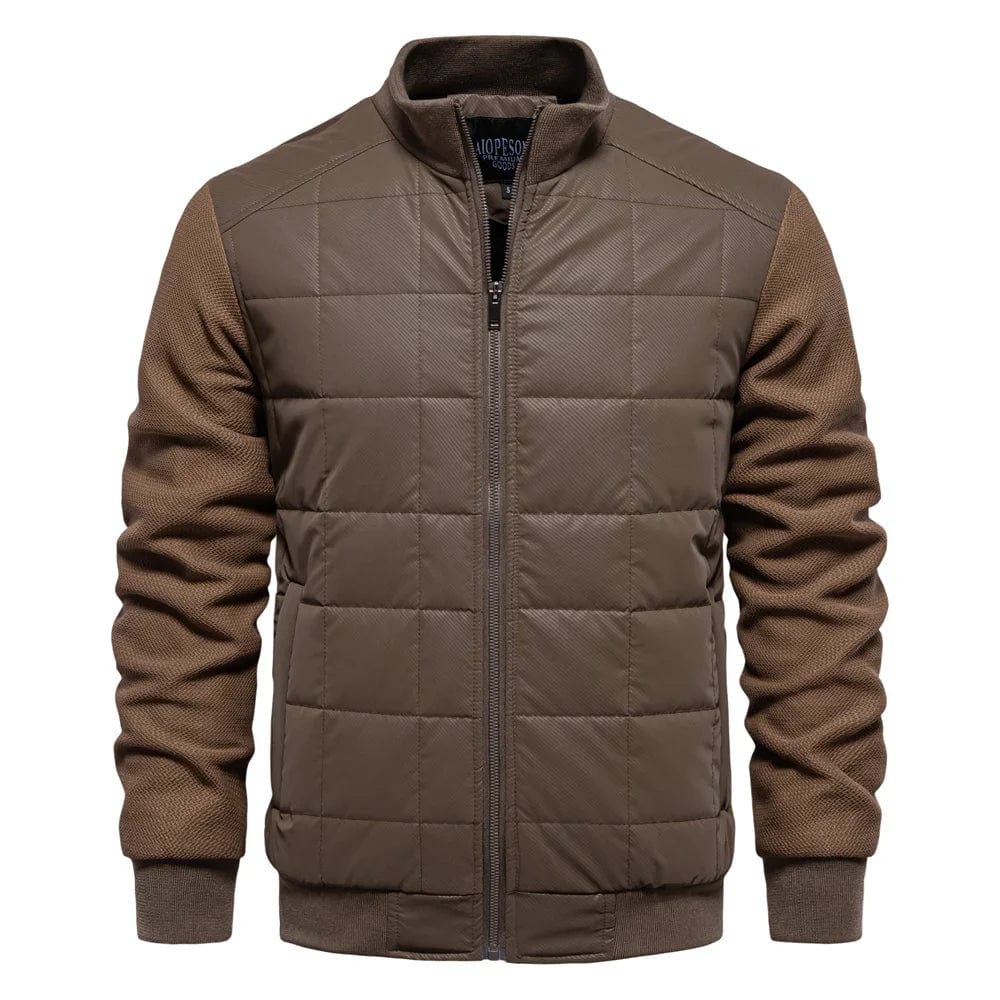 Men’s Quilted Hybrid Bomber Jacket