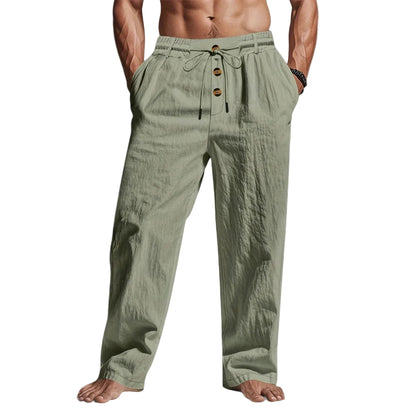 Men’s Relaxed Drawstring Casual Pants