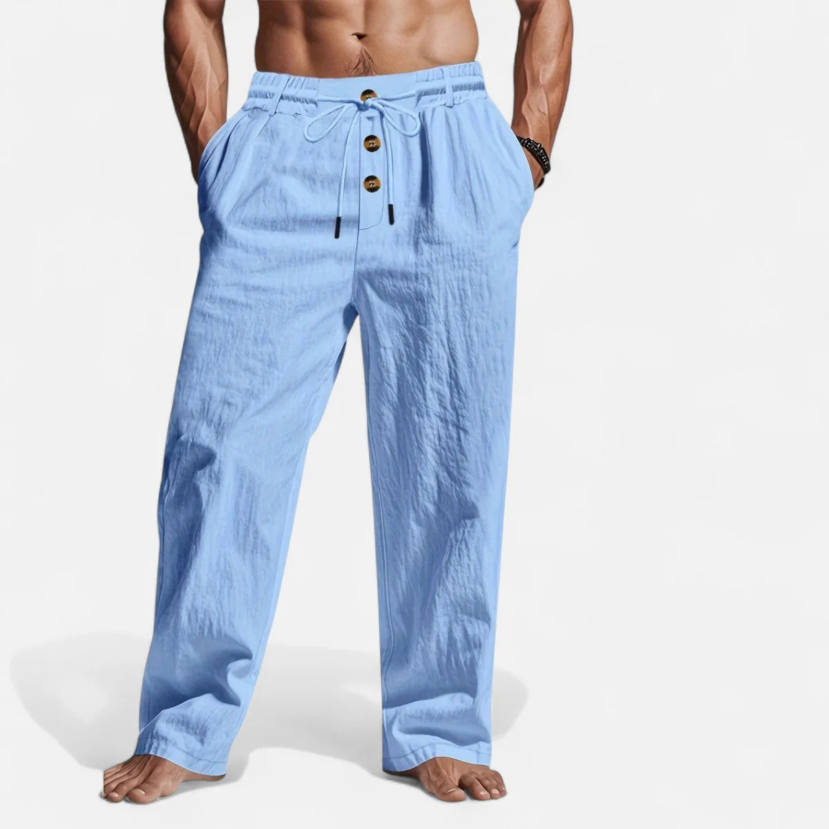 Men’s Relaxed Drawstring Casual Pants