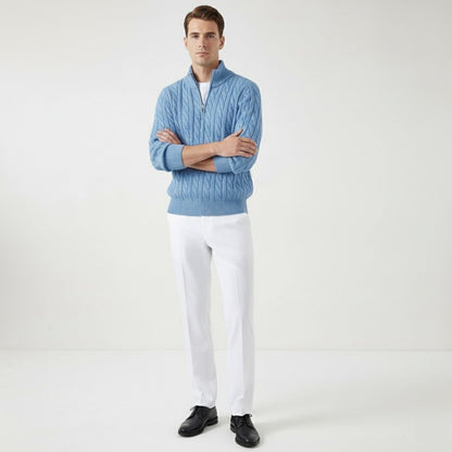 Reggie | Men's Co-ord Set Riviera Stroll Shirt Bottoms Two-Piece Refined Clean Tailored Smart Casual Coordinated Versatile