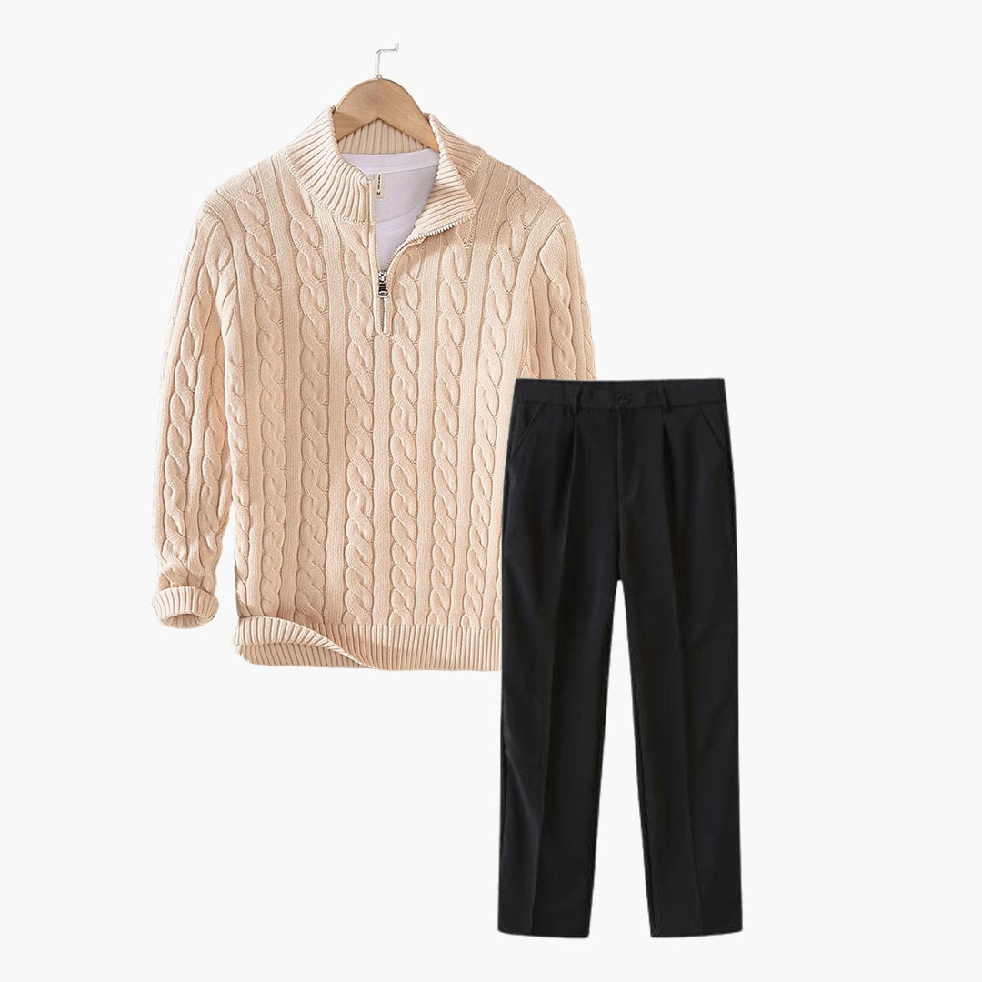 Sonny | Men's Co-ord Set Mayfair Night Shirt Bottoms Two-Piece Refined Elevated Sharp Tailored Smart Occasion Evening Coordinated