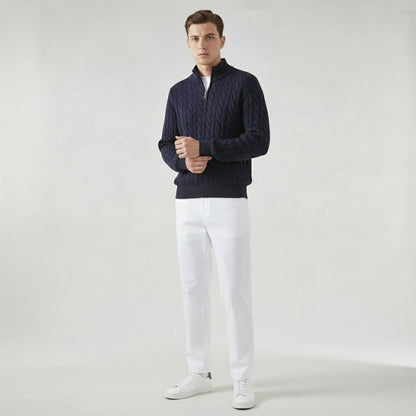Teddy | Men's Co-ord Set Polo Brunch Shirt Bottoms Two-Piece Refined Relaxed Clean Smart Casual Daytime Coordinated Versatile