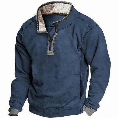 Men’s Sherpa Lined Half Zip Sweater