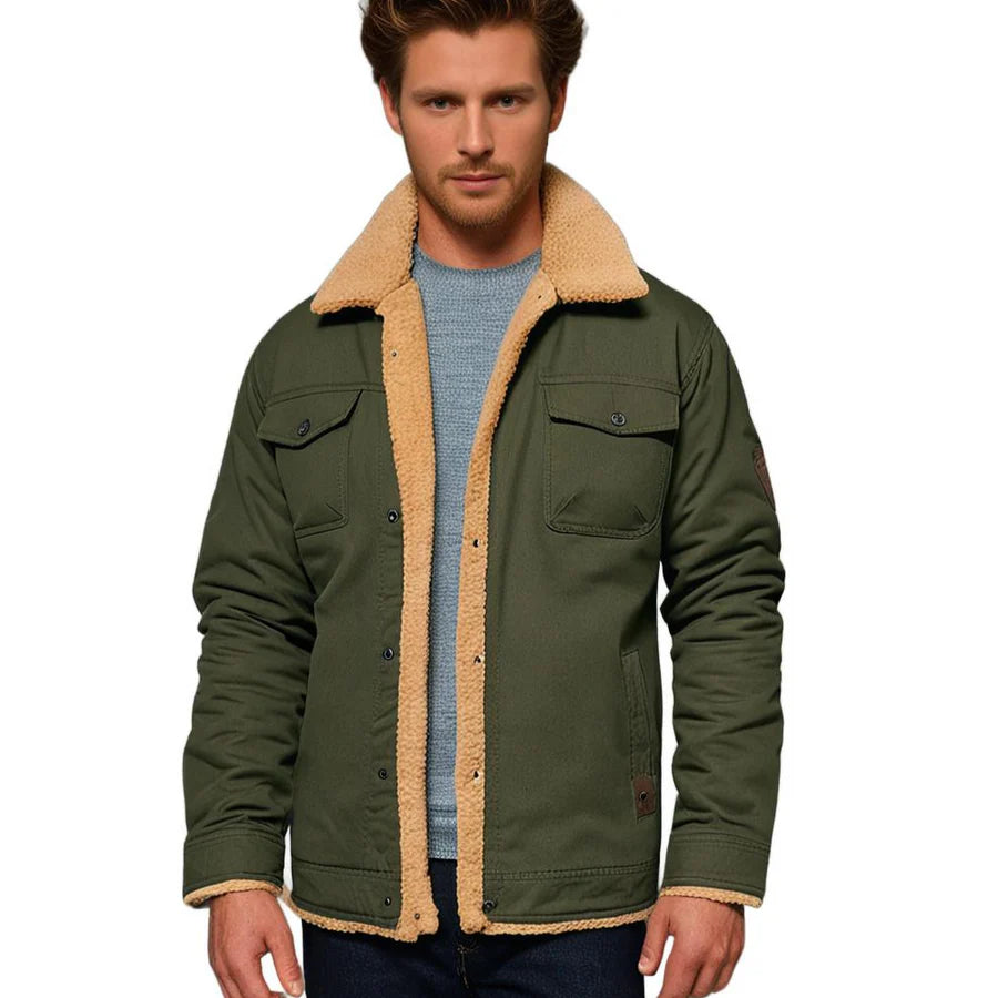 Men’s Sherpa-Lined Utility Jacket