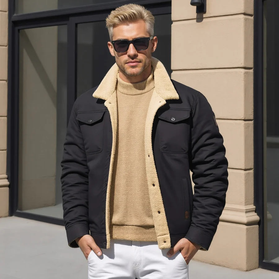 Men’s Sherpa-Lined Utility Jacket
