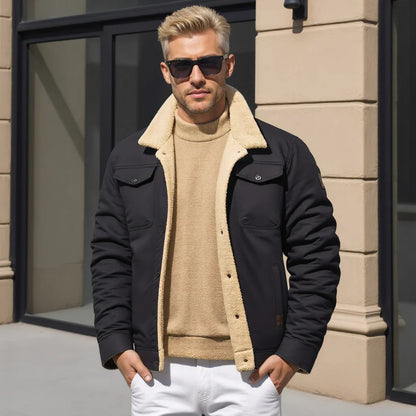 Men’s Sherpa-Lined Utility Jacket
