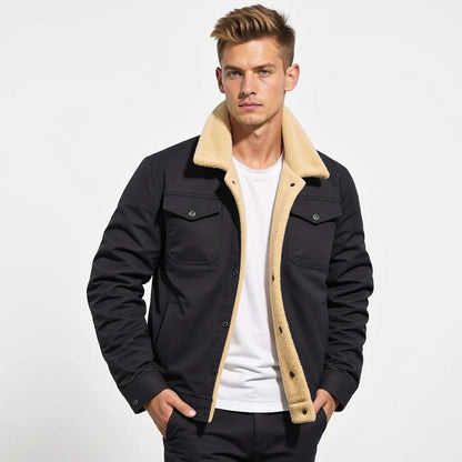 Men’s Sherpa-Lined Utility Jacket