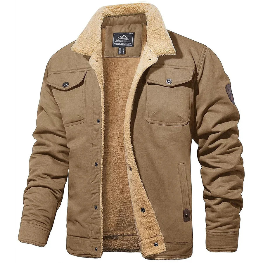 Men’s Sherpa-Lined Utility Jacket