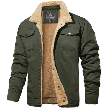 Men’s Sherpa-Lined Utility Jacket