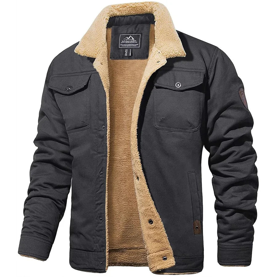 Men’s Sherpa-Lined Utility Jacket