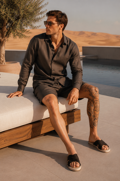 Men's Drawstring Shorts with Elasticated Waist