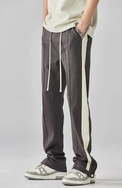 Men’s Side Stripe Drawstring Track Pants