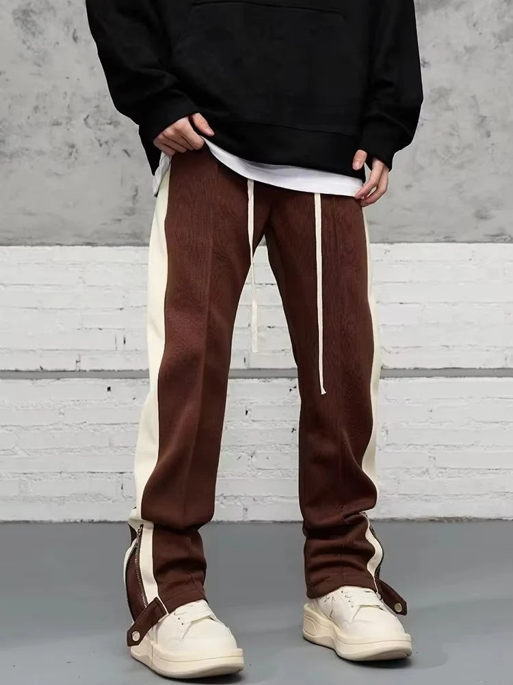 Men’s Side Stripe Drawstring Track Pants