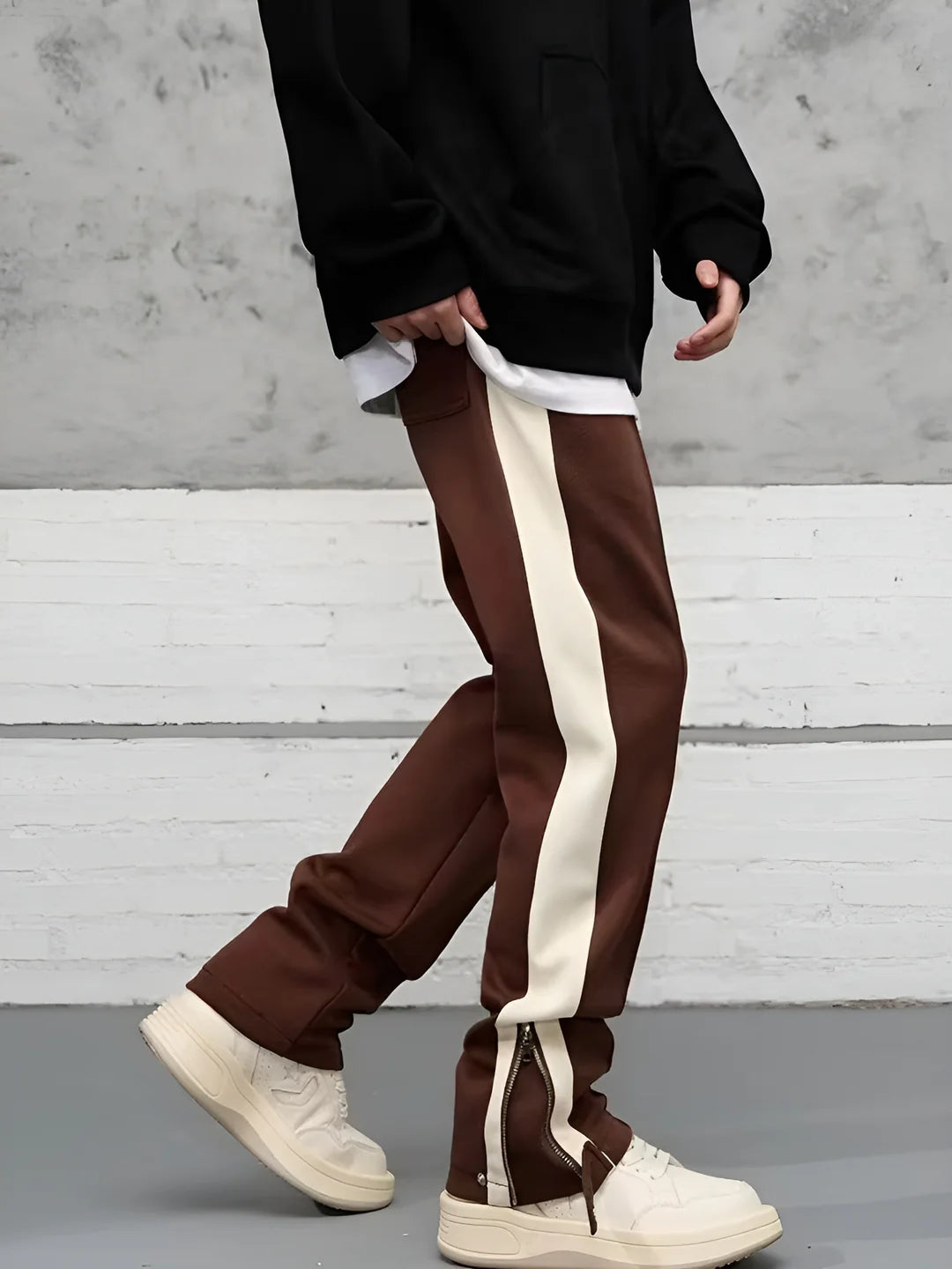 Men’s Side Stripe Drawstring Track Pants