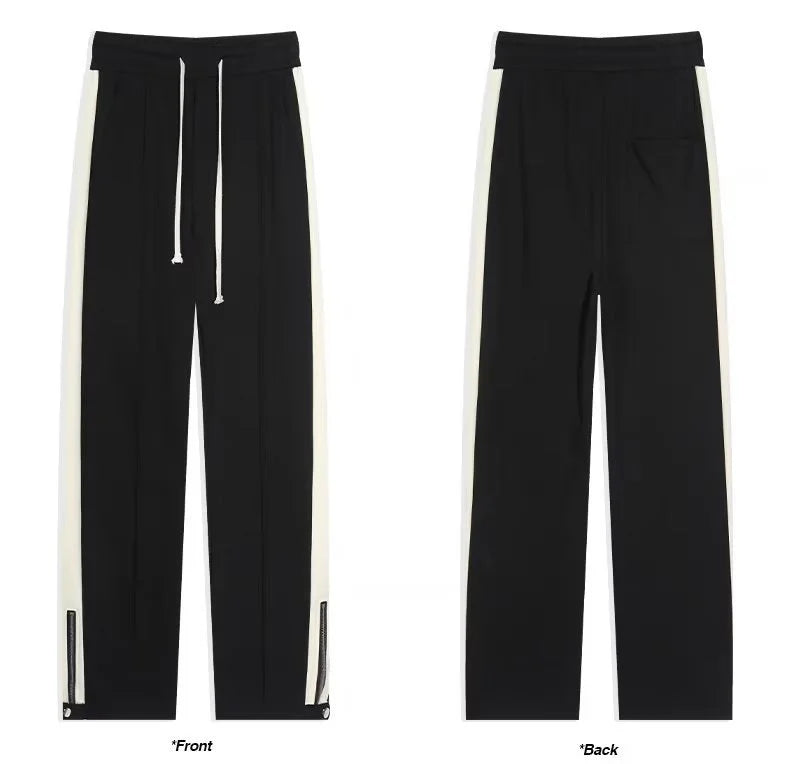Men’s Side Stripe Drawstring Track Pants
