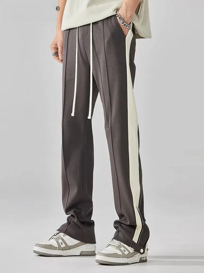 Men’s Side Stripe Drawstring Track Pants