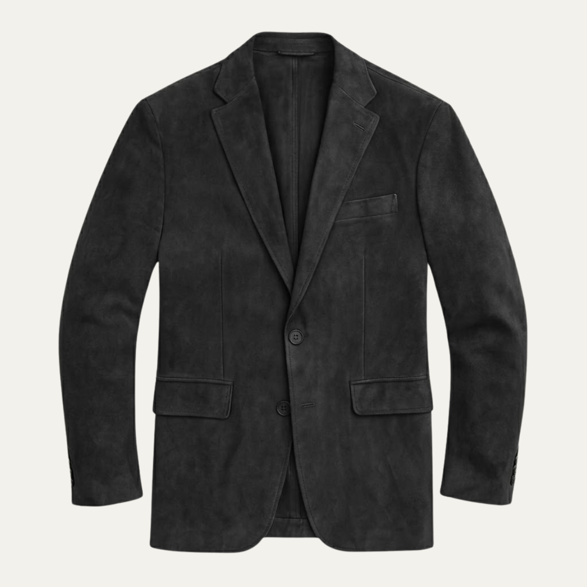 Men's Single Breasted Notched Lapel Blazer Wedding Guest