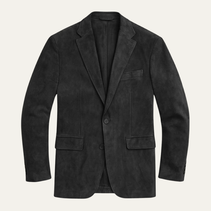 Men's Single Breasted Notched Lapel Blazer Wedding Guest