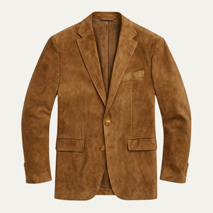 Men's Single Breasted Notched Lapel Blazer Wedding Guest