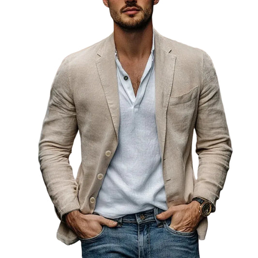 Men’s Single Button Casual Blazer