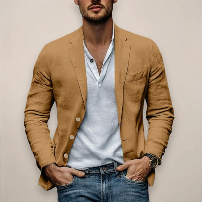 Men’s Single Button Casual Blazer