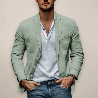 Men’s Single Button Casual Blazer