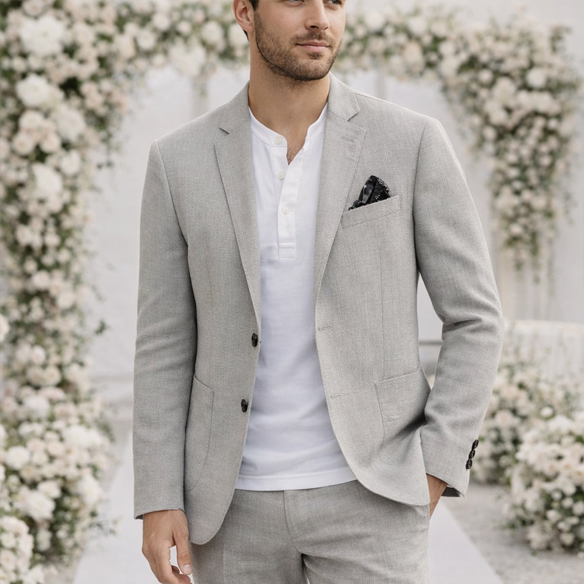 Men's Slim Fit Wedding Guest Blazer