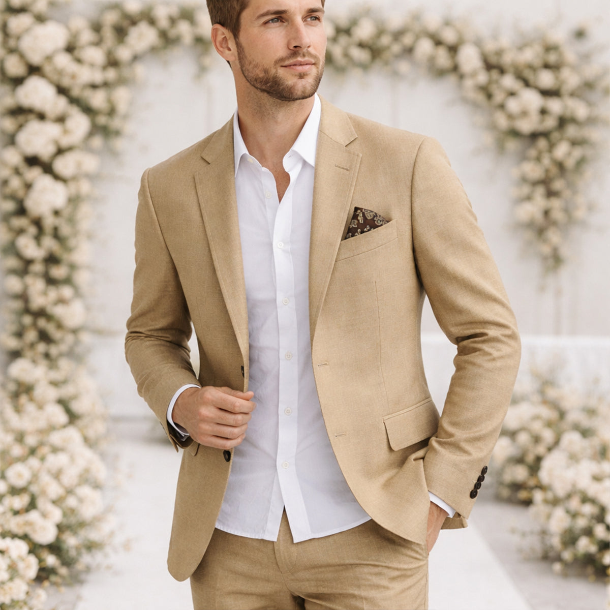Men's Slim Fit Wedding Guest Blazer