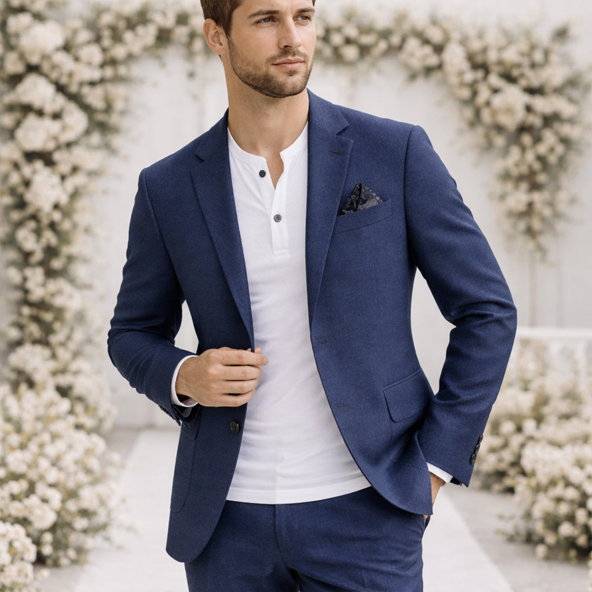 Men's Slim Fit Wedding Guest Blazer
