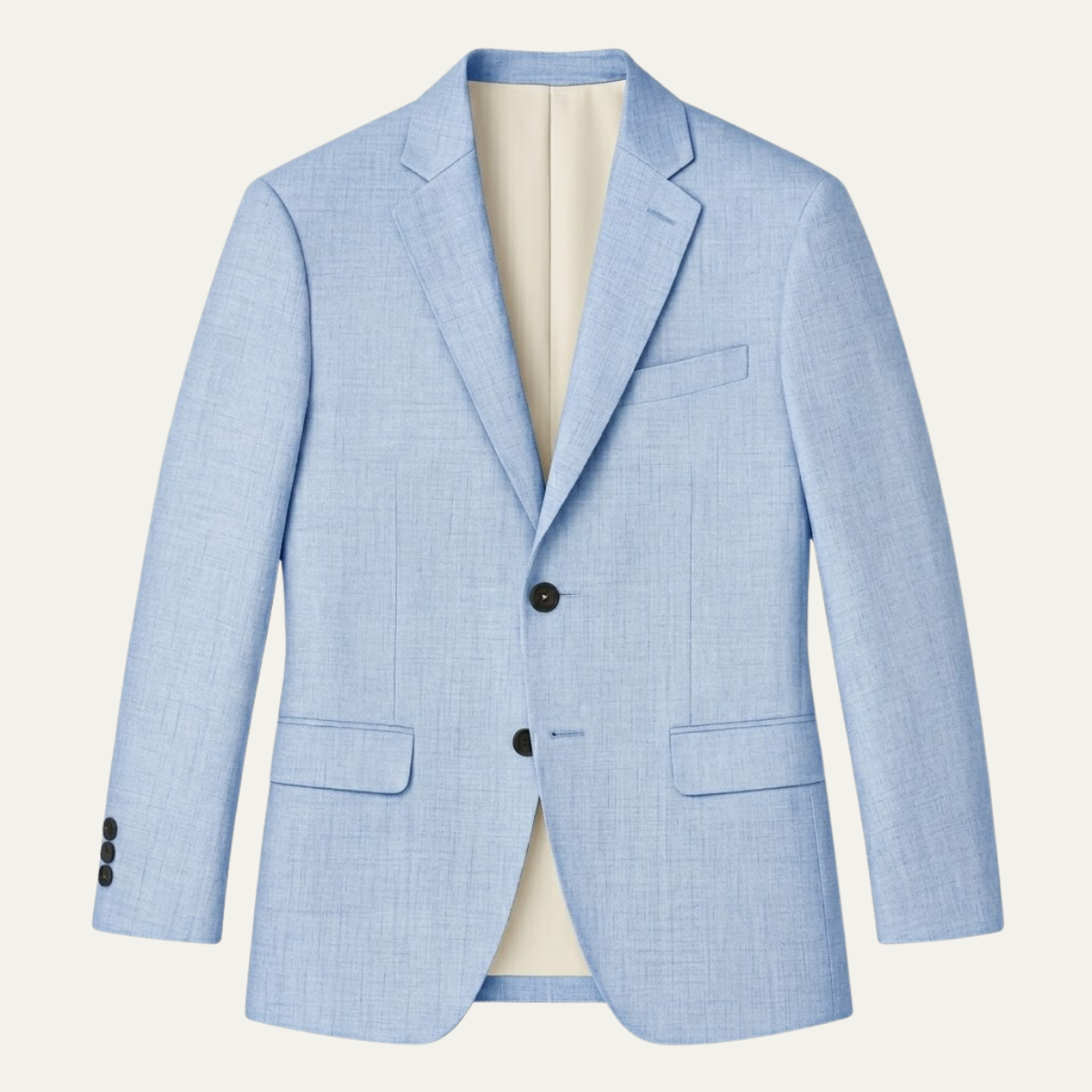 Men's Smart Casual Slim Fit Linen Blazer Wedding Guest