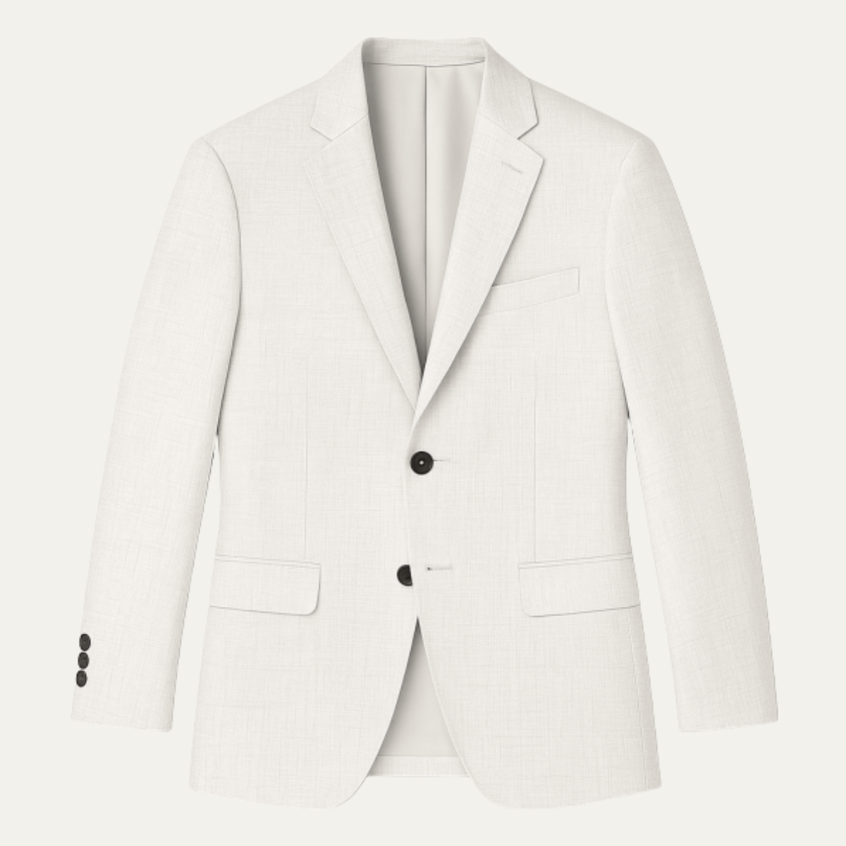Men's Smart Casual Slim Fit Linen Blazer Wedding Guest