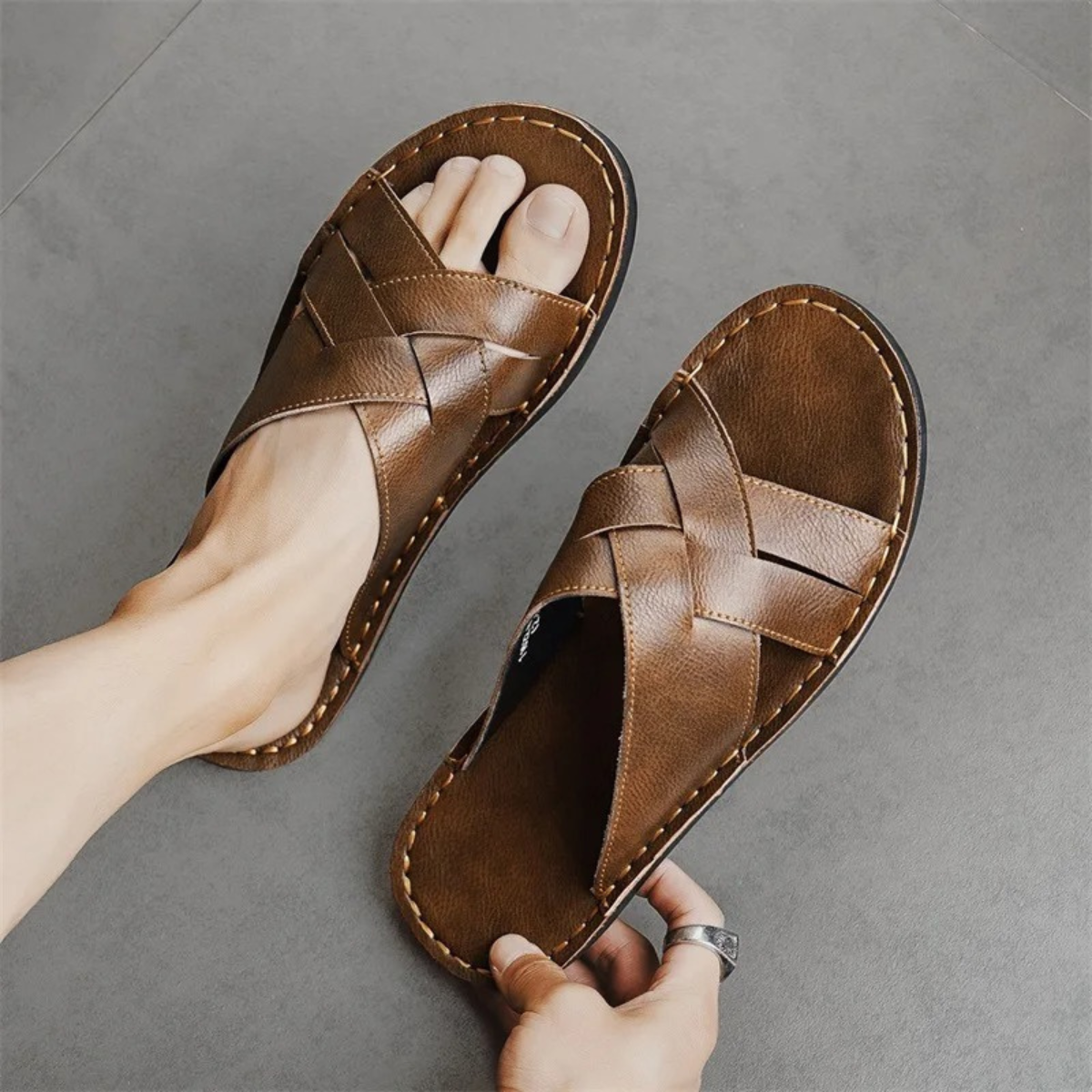 Men's Soft Sole Comfort Slide Sandals