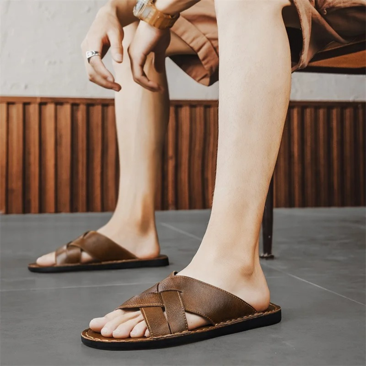 Men's Soft Sole Comfort Slide Sandals