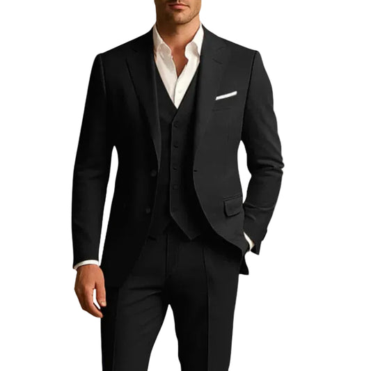 Men's Three-Piece Slim Fit Wedding Suit
