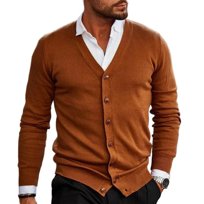 Men’s V Neck Button Cardigan