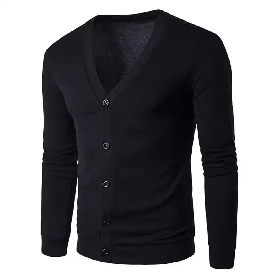 Men’s V Neck Button Cardigan