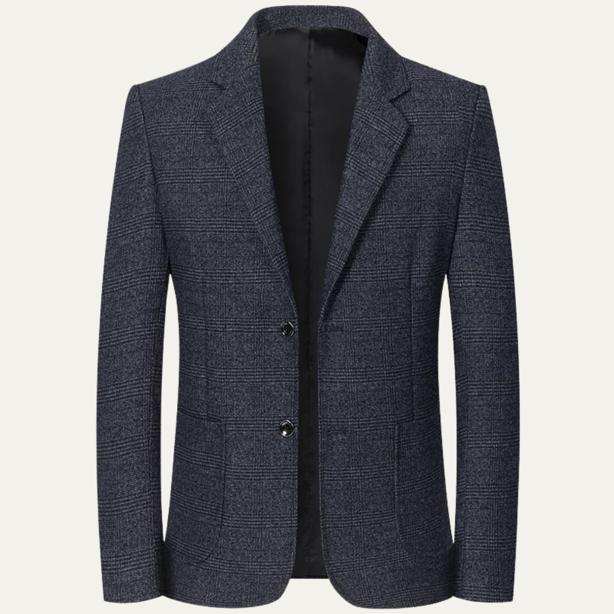 Men's Vintage Checkered Plaid Blazer Wedding Guest