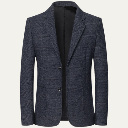 Men's Vintage Checkered Plaid Blazer Wedding Guest