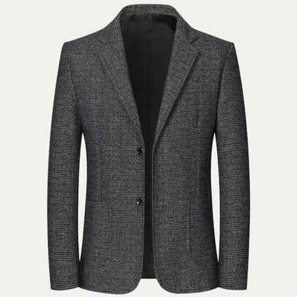 Men's Vintage Checkered Plaid Blazer Wedding Guest