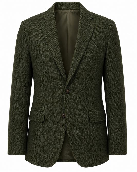 Men's Vintage Herringbone Blazer