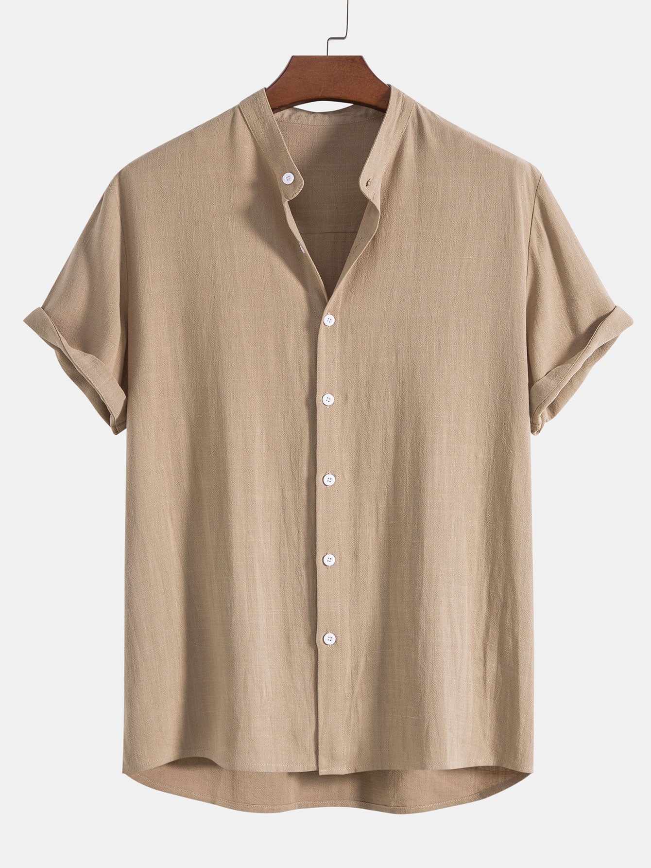 Men's Zip Collar Polo and Trousers Set