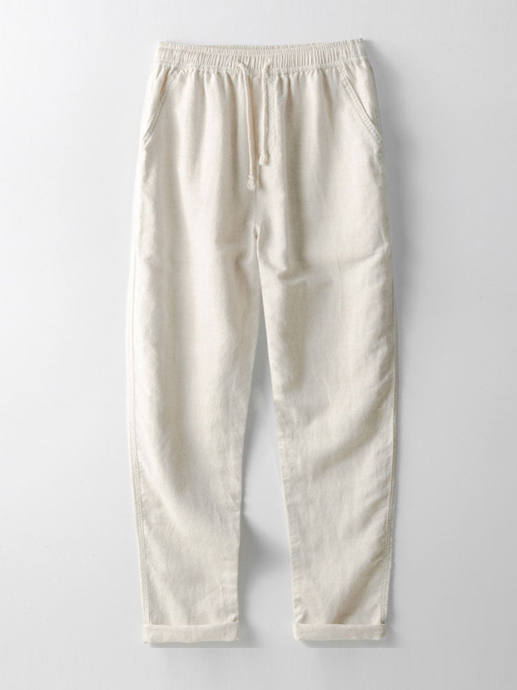 Men's Zip Collar Polo and Trousers Set