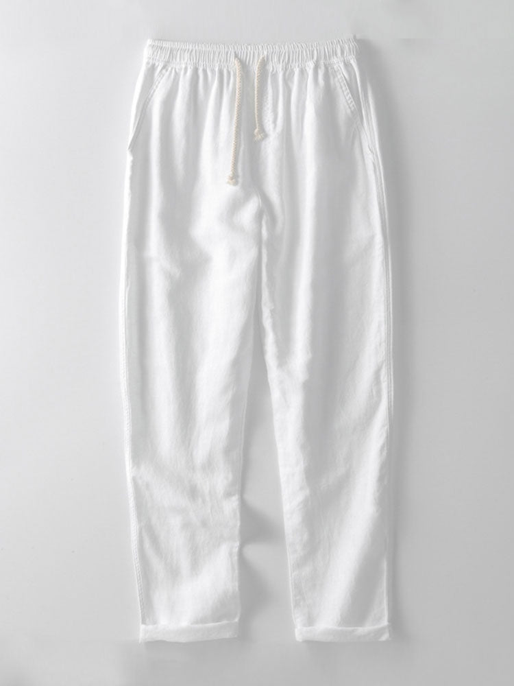 Men's Zip Collar Polo and Trousers Set