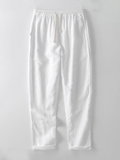 Men's Zip Collar Polo and Trousers Set