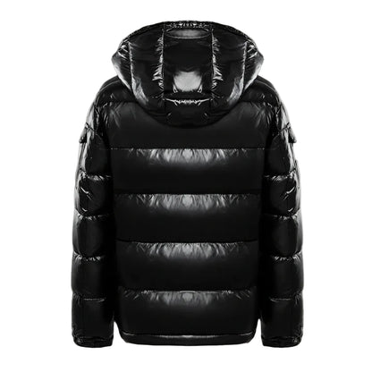 Men’s Glossy Hooded Puffer Jacket
