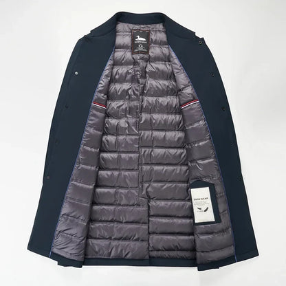 Men’s Insulated Button-Up Winter Coat
