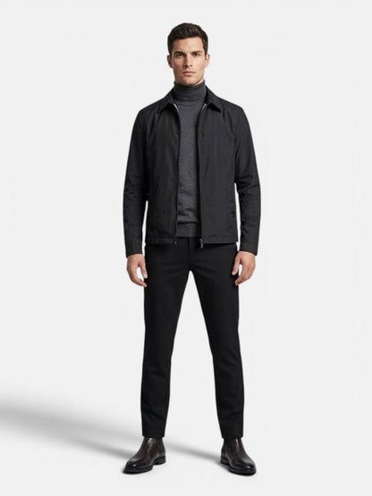 Tarquin | Men's Jacket Lightweight Smart-Casual Zip Clean Transitional Warm-Weather Layering Versatile Everyday Autumn and Winter