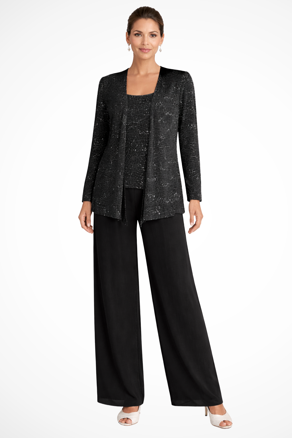 Jada | Women's Three-Piece Set Flowing Evening Coordinated Elegant Occasion Party Feminine Statement Refined Chic Glamorous