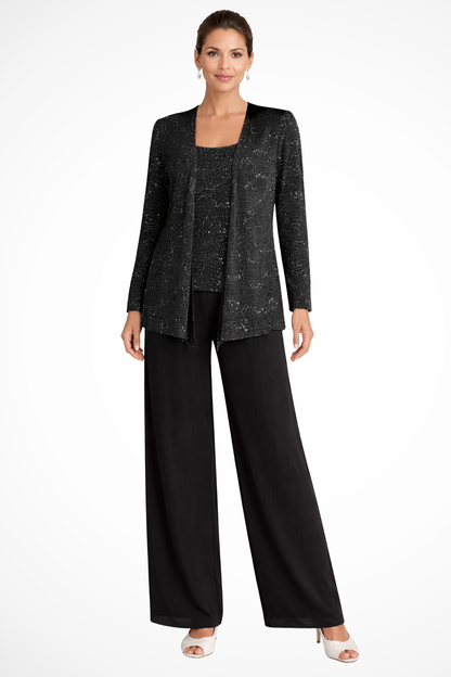 Jada | Women's Three-Piece Set Flowing Evening Coordinated Elegant Occasion Party Feminine Statement Refined Chic Glamorous